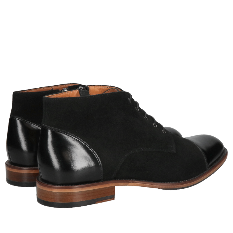 Zamszowe botki męskie bez ocieplenia na cały rok, wysoka jakość obuwia business casual