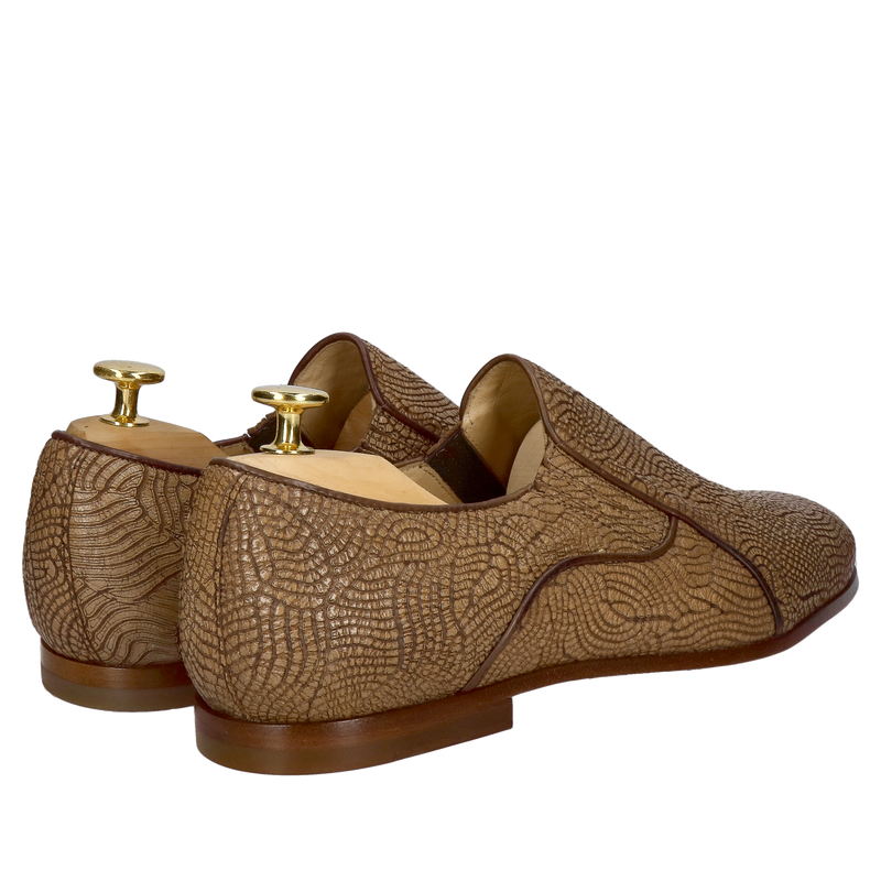 Wsuwane obuwie premium na skórzanej podeszwie, męskie buty kolekcja premium