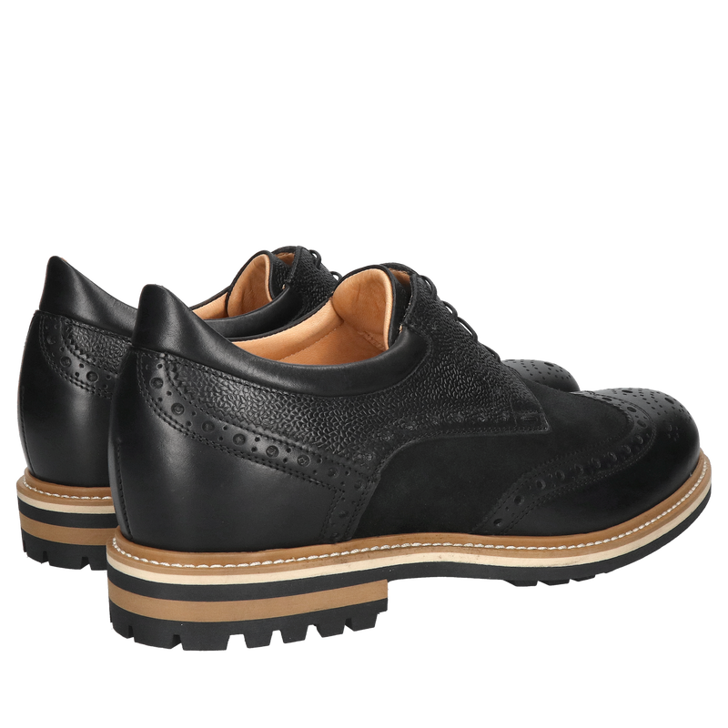 Buty podwyższające męskie, męskie buty skórzane podnoszące wzrost od polskiego producenta