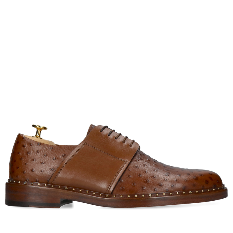 Buty premium na podeszwie skórzanej, eleganckie buty męskie Conhpol Gold