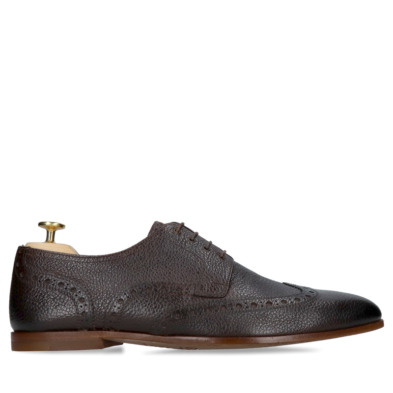 Obuwie męskie na skórzanej podeszwie Conhpol Gold, buty premium business casual