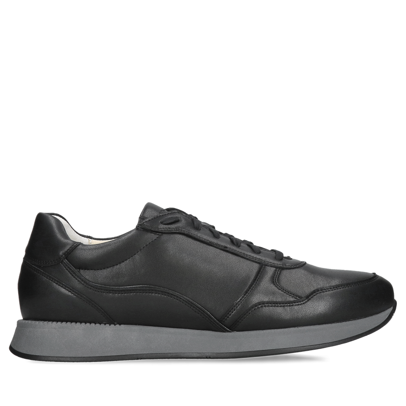 Męskie sportowe buty na grubszej podeszwie, wysoka jakość wykonania i skóra naturalna, Konopka Shoes