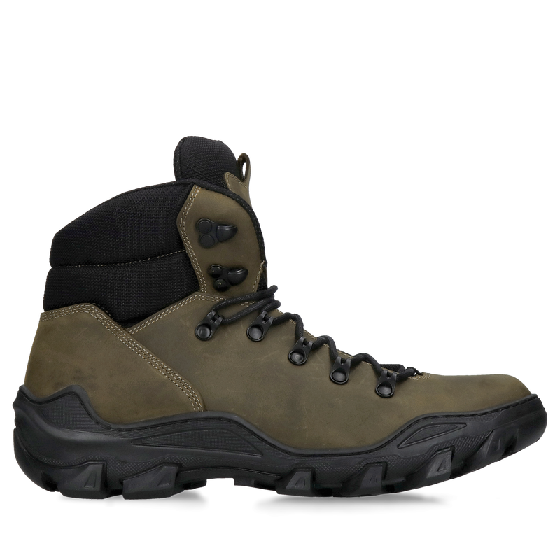 Męskie trekkingi na wytrzymałej grubej podeszwie, Konopka Shoes