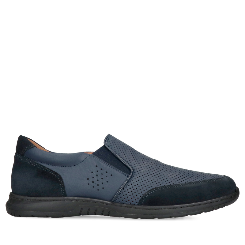 Męskie buty wsuwane szersze w palcach na szerokie stopy, wysoka wygodna i amortyzacja