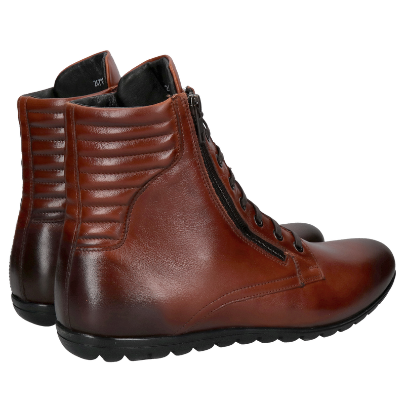 Wygodne wysokie trzewiki męskie, miękka podeszwa hovercraft wysoka amortyzacja