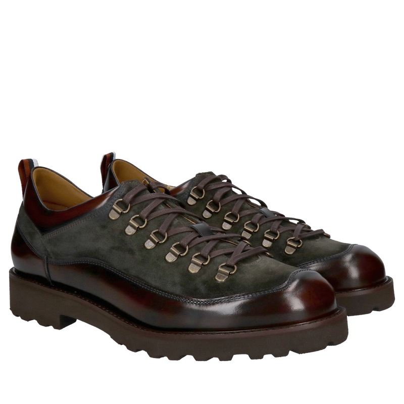 Wyjątkowe buty męskie sznurowane na co dzień, oryginalne półbuty męskie ze skóry od polskiego producenta