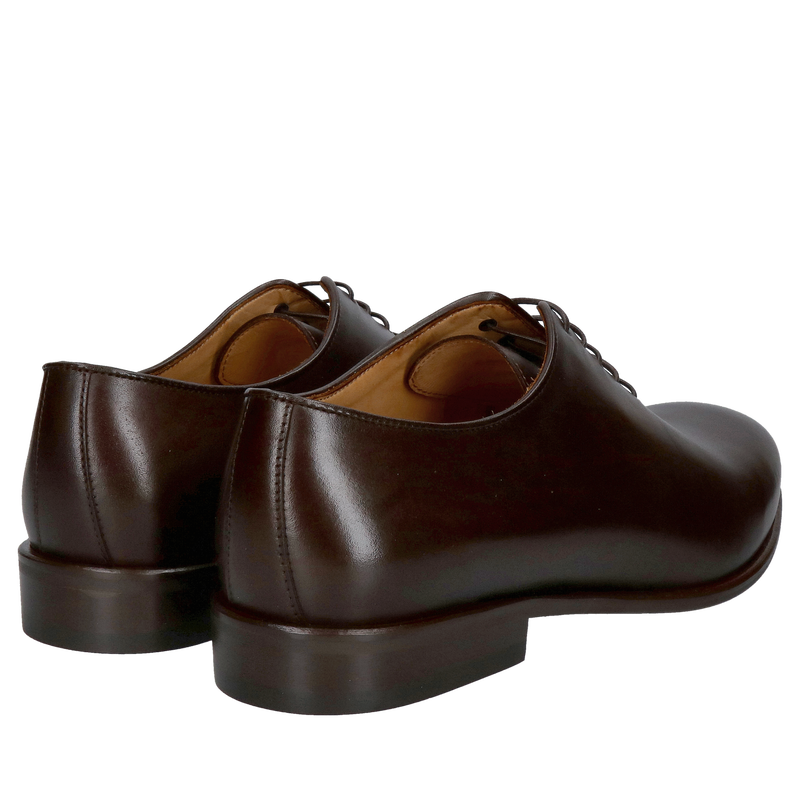 Brązowe lotniki premium do garnituru, eleganckie buty męskie oxford