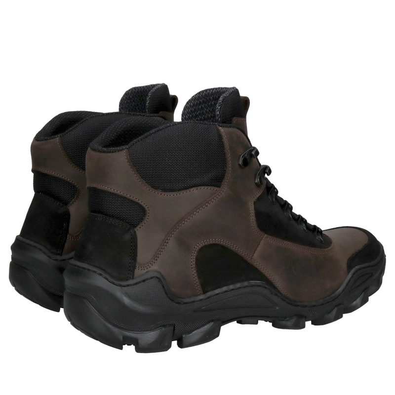 Buty męskie trekkingowe na wytrzymałej grubszej podeszwie