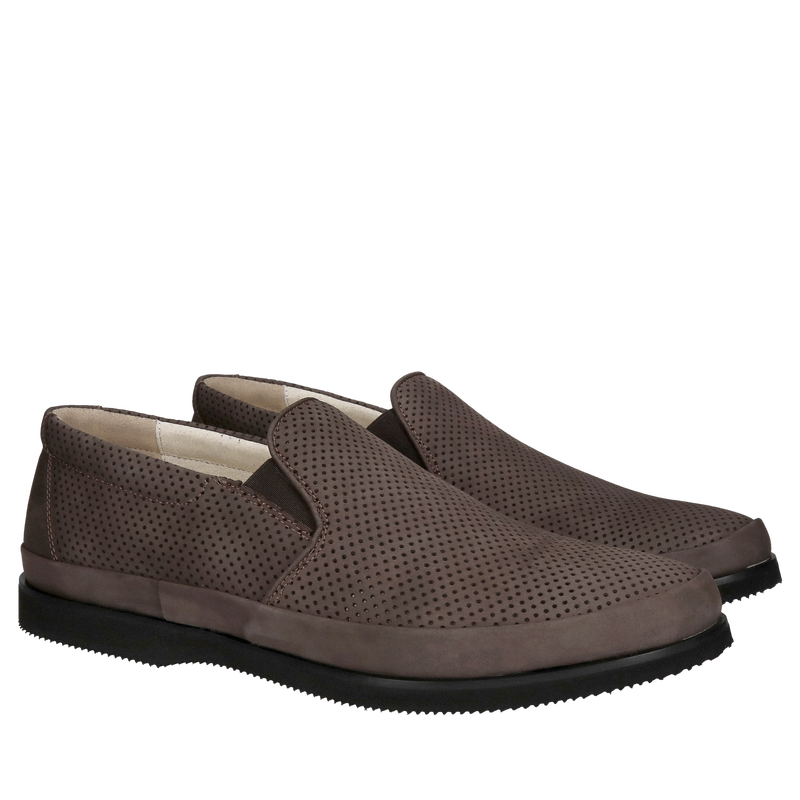 Lekkie i wsuwane buty męskie na szersze stopy, wygodne dziurkowane obuwie męskie