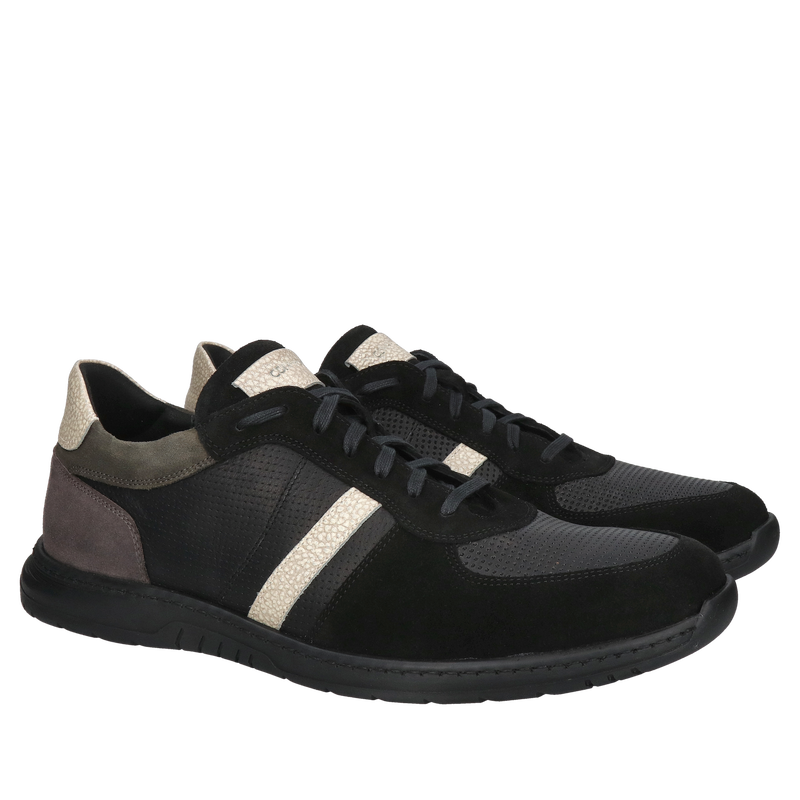 Męskie półbuty na szerszą stopę wyjątkowo miękkie i wygodne buty Conhpol