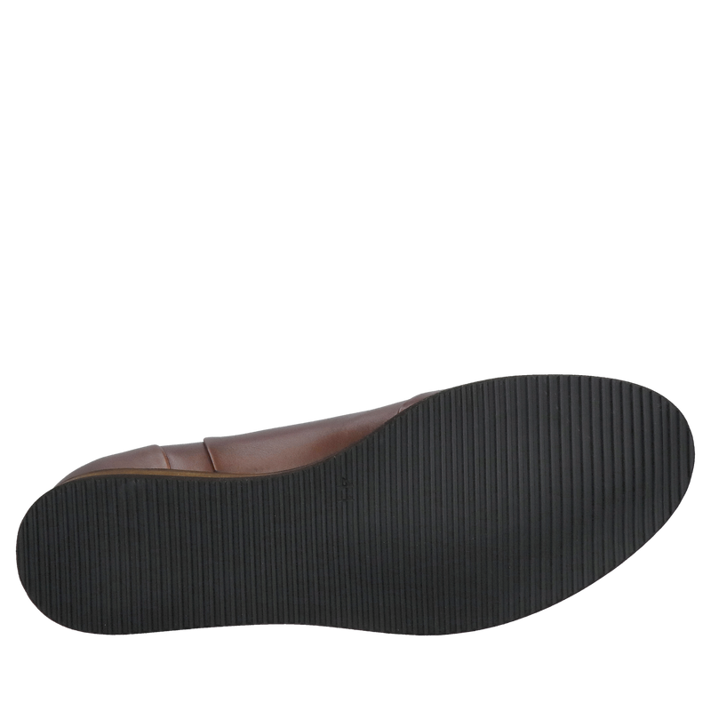 Brązowe półbuty sznurowane męskie na co dzień, wygodne półeleganckie buty męskie