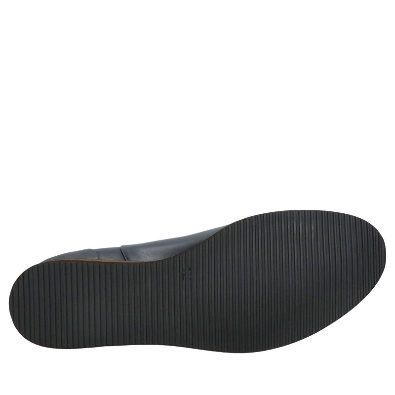 Granatowe męskie półbuty na co dzień, wygoda i komfort od polskiego producenta