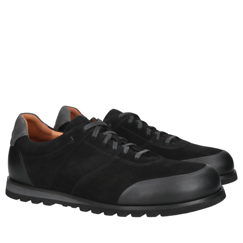 Męskie buty na szerszą stopę, wygodne półbuty szerokie w palcach, wysoki komfort noszenia