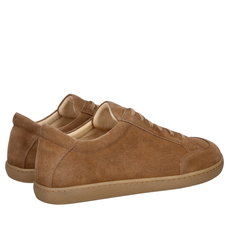 Męskie buty typu barefoot ze skóry zamszowej, wyjątkowa miękkość i amortyzacja przy każdym kroku