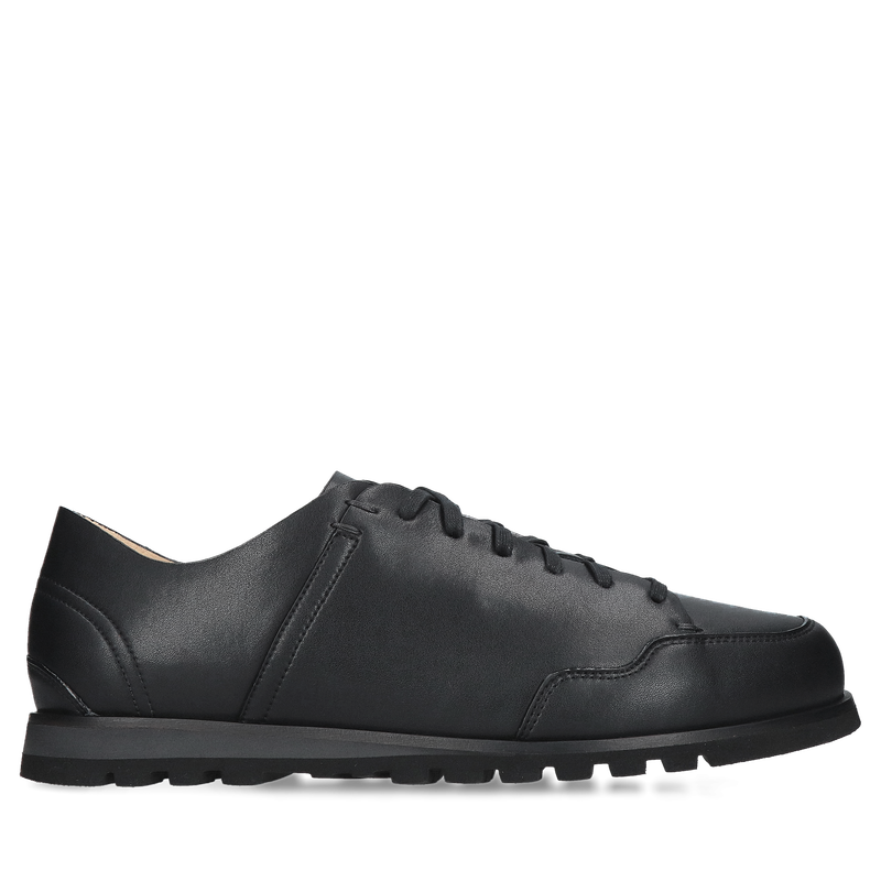 Półbuty męskie na szeroką stopę, wyjątkowo lekkie i wygodne z miękkiej skóry licowej