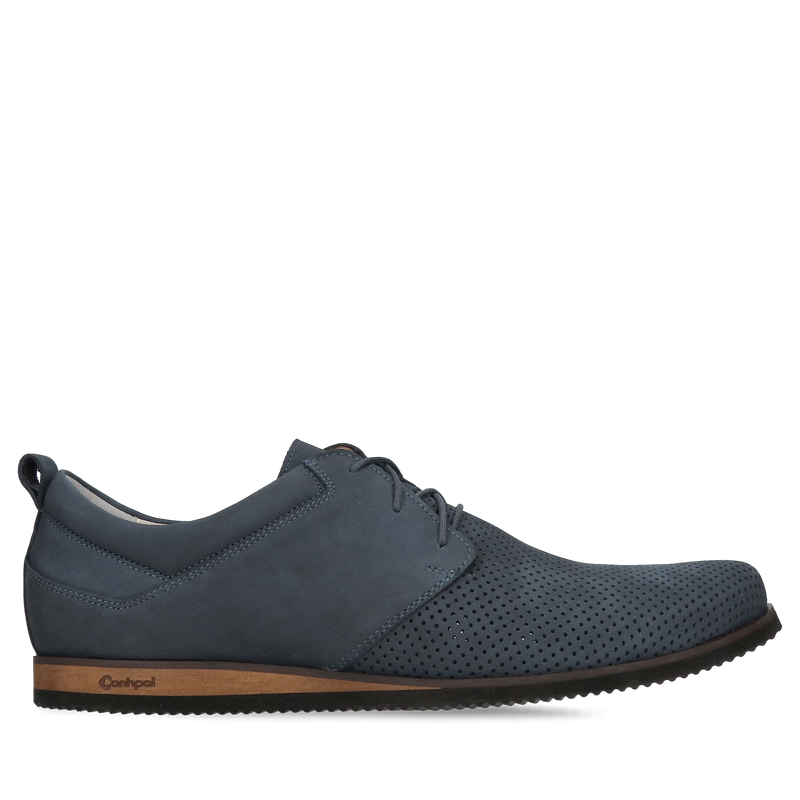 Ażurowane lekkie półbuty męskie na ciepłe dni, wygodne i lekkie buty dziurkowane