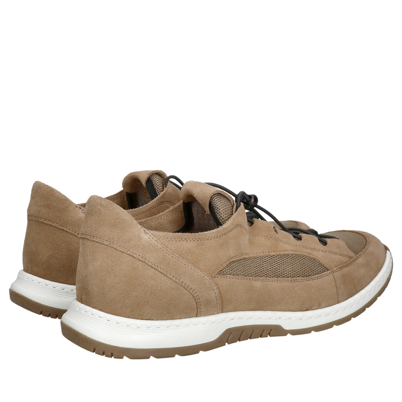 Wyjątkowo miękkie obuwie męskie na szerszą stopę, buty z elastycznymi sznurówkami do łatwiejszego ubierania