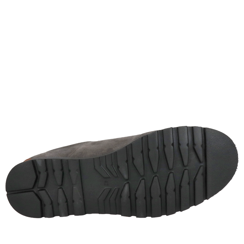 Szare półbuty męskie na szerszą stopę, wygodne i lekkie buty męskie od polskiego producenta, Konopka Shoes