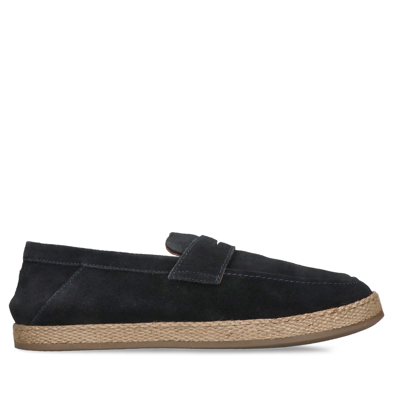 Męskie buty espadryle, wsuwane loufersy lekkie na lato