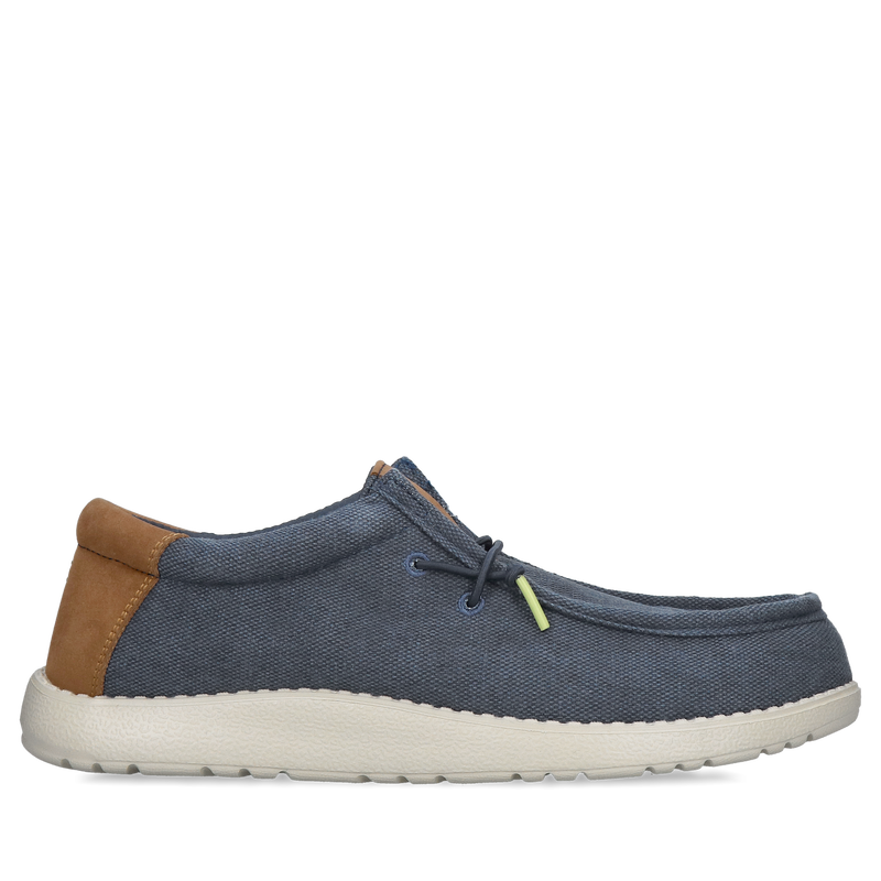 Letnie półbuty sznurowane z materiału z hiszpańskiej firmy gioseppo