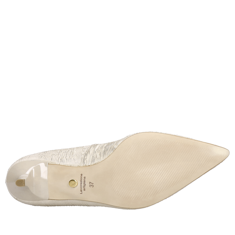 Damskie szpilki na niskim obcasie, niskie kaczuszki damskie beżowe