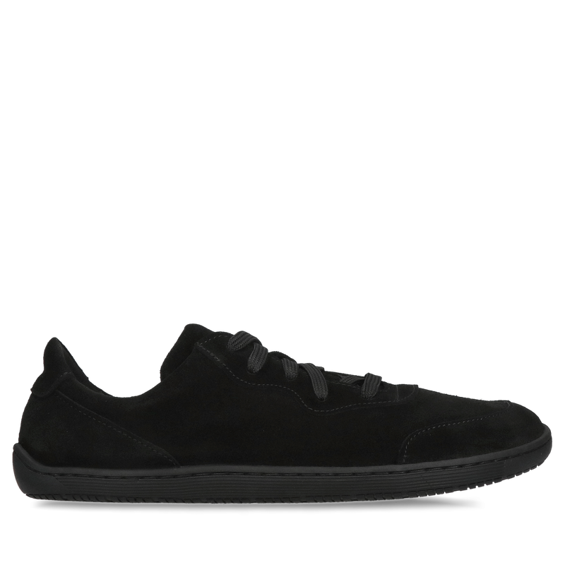 Czarne damskie buty typu barefoot, lekkie i elastyczne obuwie dla kobiet