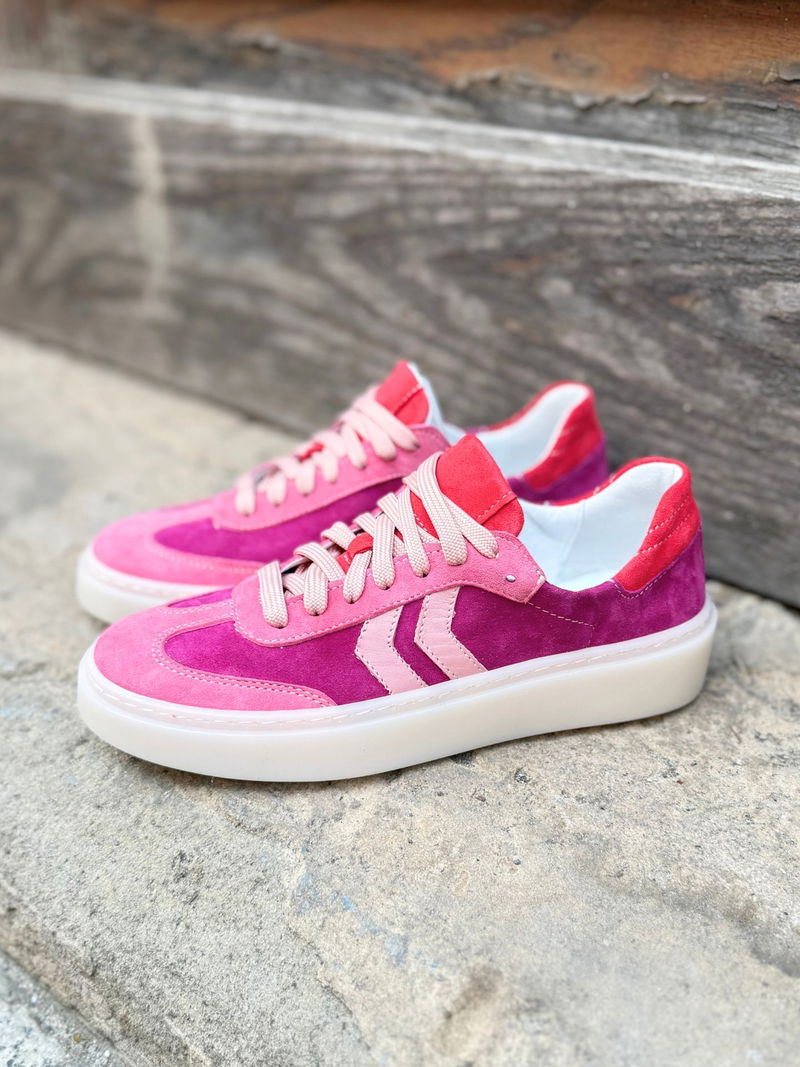 Damskie skórzane sneakersy ze skóry zamszowej, wygodne i miękkie wkładki