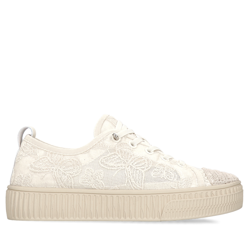 Lekkie buty damskie koronkowe, damskie sportowe buty z koronki na letnie dni