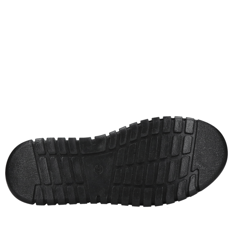 Buty damskie ze elastycznymi sznurowadłami, czarne wygodne buty sportowe