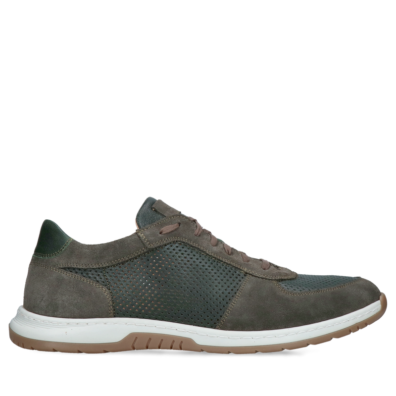 Wygodne szerokie półbuty męskie na co dzień, lekkie i miękkie buty na lato z dziurkami na wylot