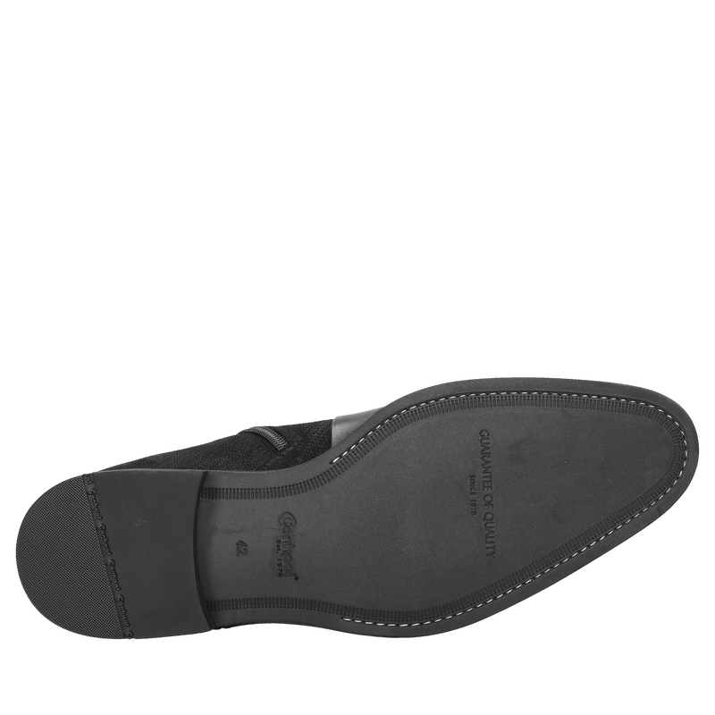 Eleganckie czarne męskie trzewiki do garnituru, nieoceplane wizytowe botki męskie