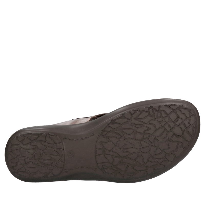 Lekkie jasnobrązowe sandały męskie na rzepę z miękką wkładką skórzaną