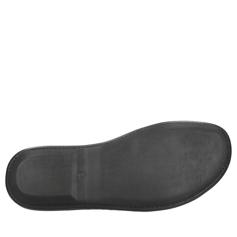 Czarne męskie sandały z regulowanym paskiem tylnim, lekkie i miękkie sandały męskie