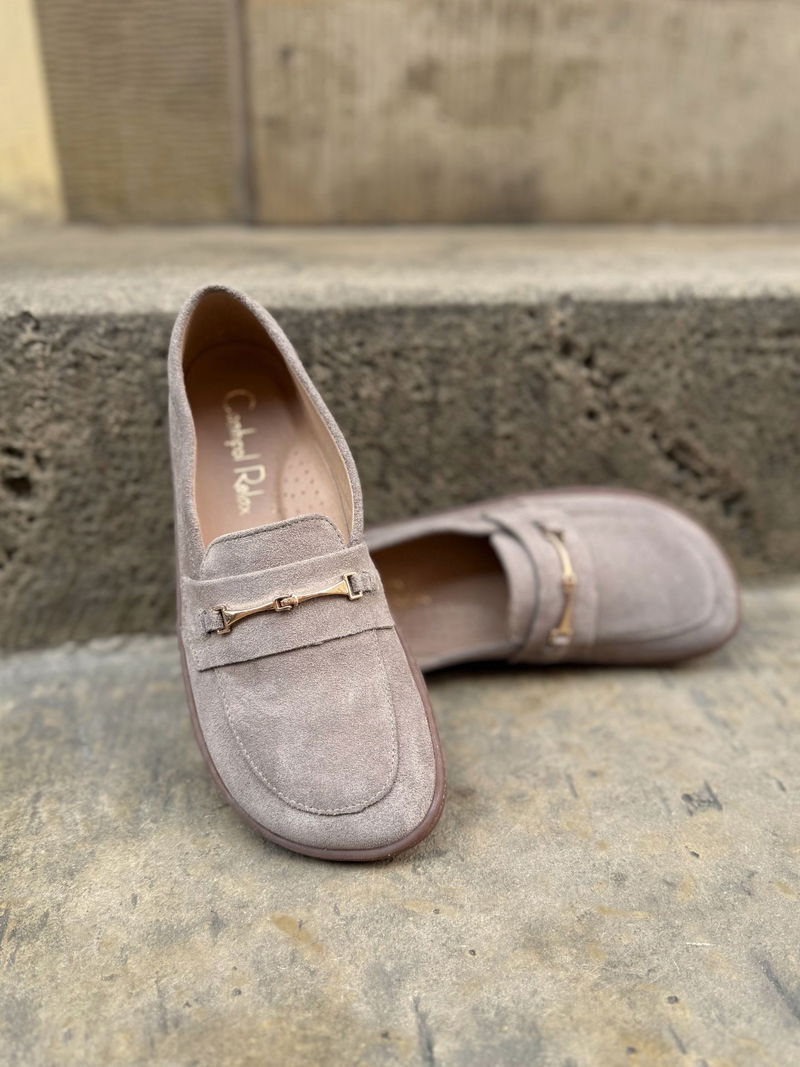 Beżowe buty barefoot wsuwane, wygodne damskie barefoot od polskiego producenta