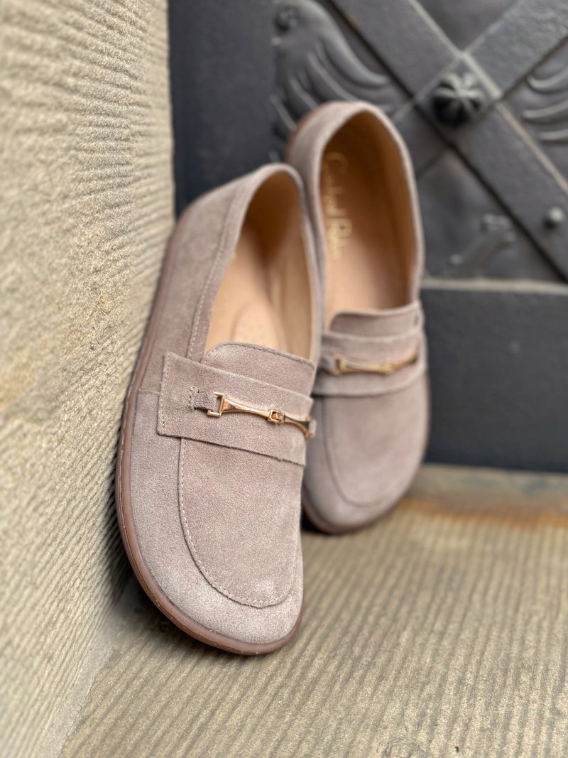 Beżowe buty barefoot wsuwane, wygodne damskie barefoot od polskiego producenta