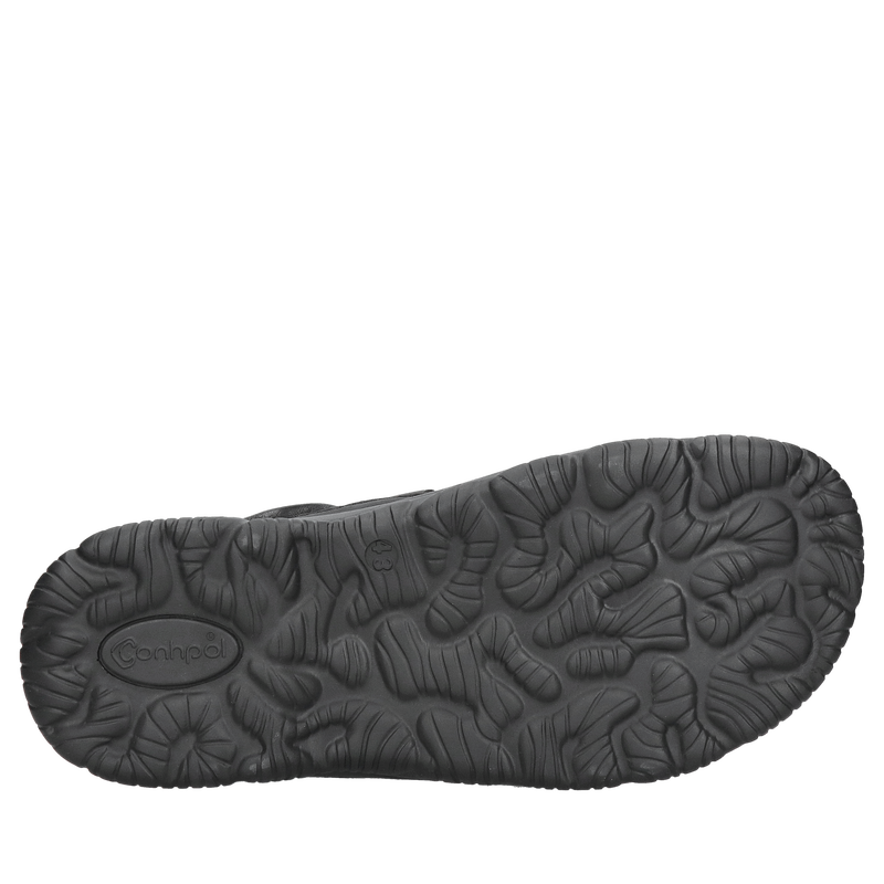 Sportowe skórzane sandały męskie na grubej podeszwie