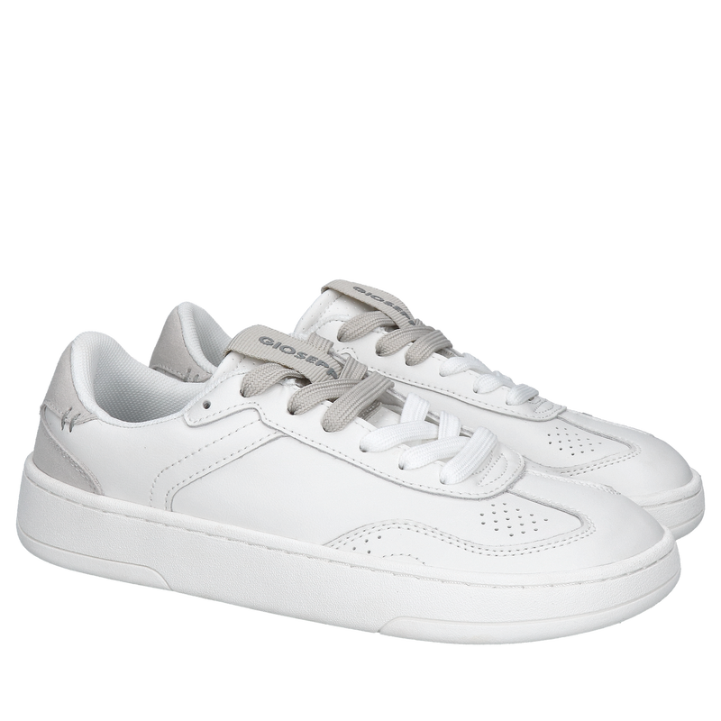 Białe sportowe barefooty ze skóry, białe sneakersy barefoot szersze w palcach