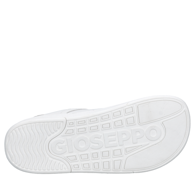 Białe sportowe barefooty ze skóry, białe sneakersy barefoot szersze w palcach