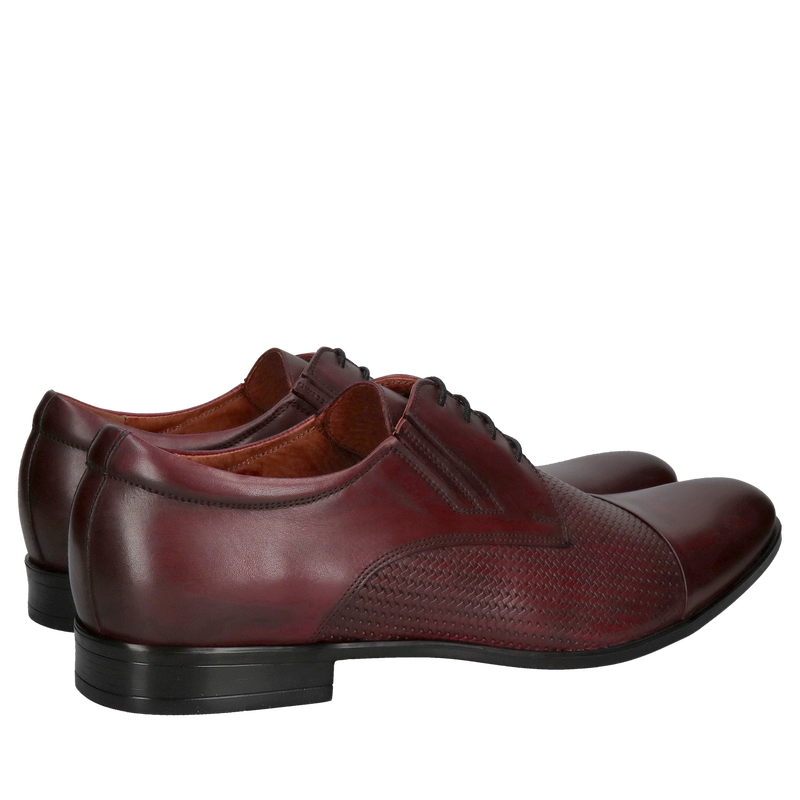 Męskie półbuty eleganckie ze skóry naturalnej od Polskiego producenta Conhpol