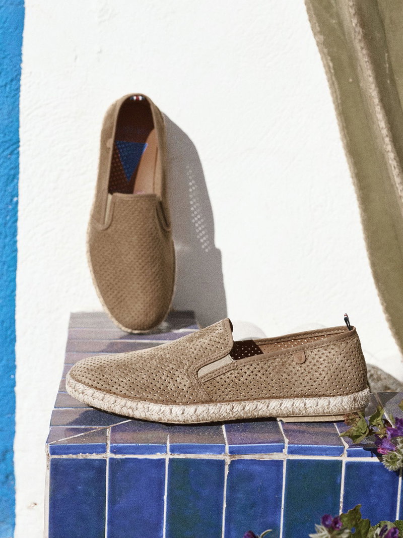 Obuwie ze skóry wsuwane męskie, lekkie i wygodne na lato, Konopka shoes