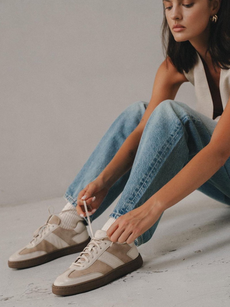 Damskie sneakersy premium na lekkiej podeszwie, miękkie i wygodne buty damskie na co dzień