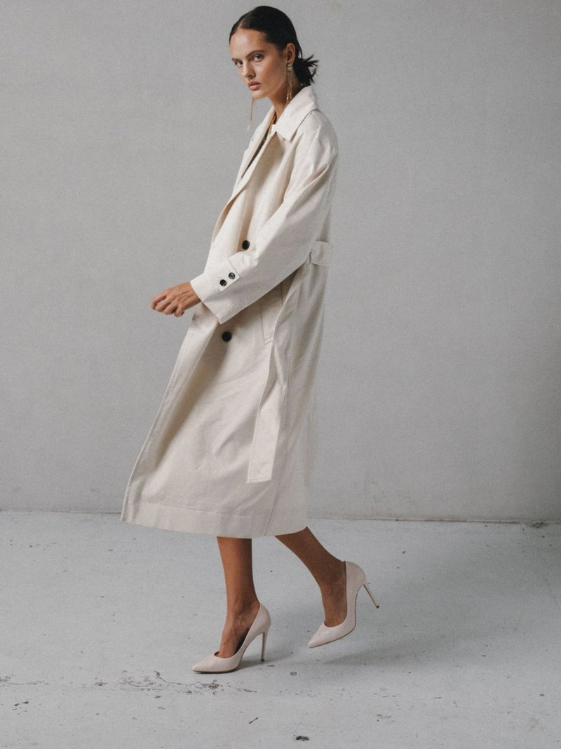 Wysokie lekko różowe szpilki damskie premium, czółenka ze skóry naturalnej klasyczne