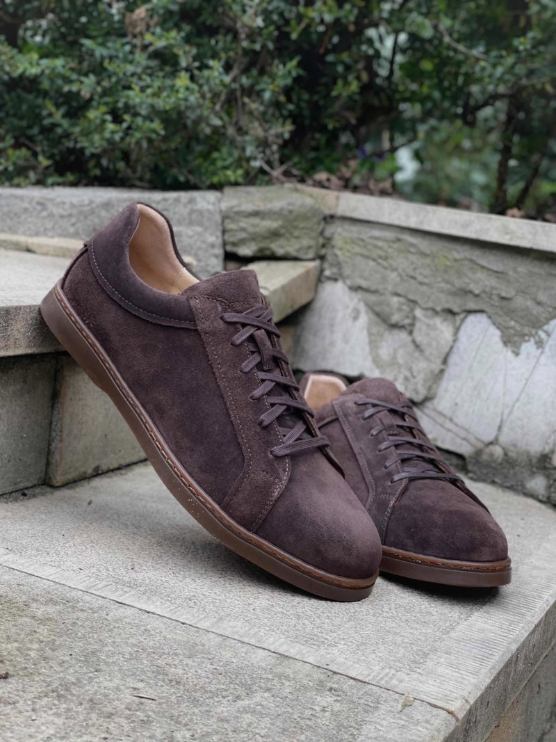 Buty męskie casual ze skóry zamszowej, lekkie buty męskie wygoda i wysoka jakość