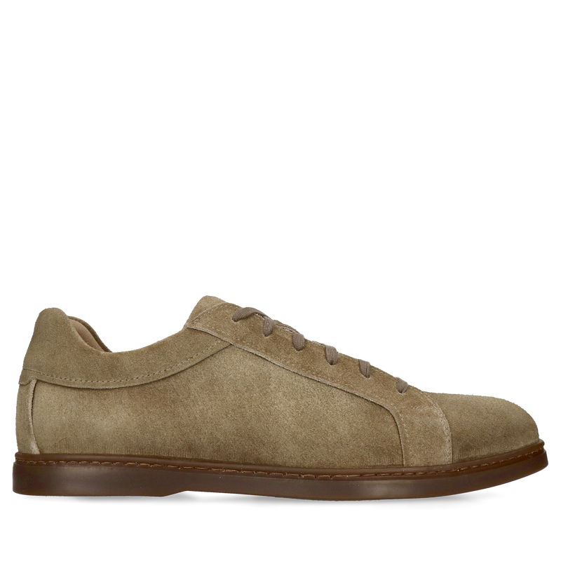 Wygodne i miękkie buty męskie na szerszą stopę, skórzane lekkie zamszowe buty męskie