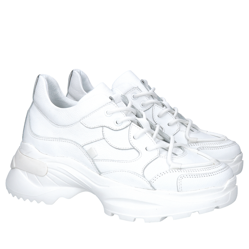 Adidasy damskie na masywnej podeszwie, trend chunky, polska produkcja