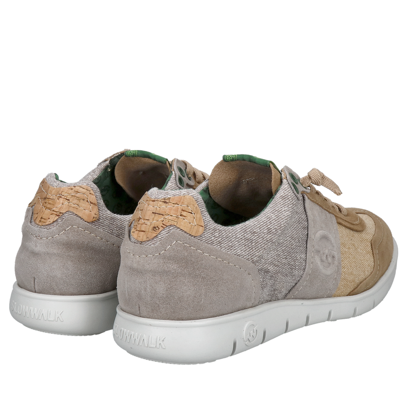 Męskie letnie sneakersy na co dzień, beżowe buty męskie