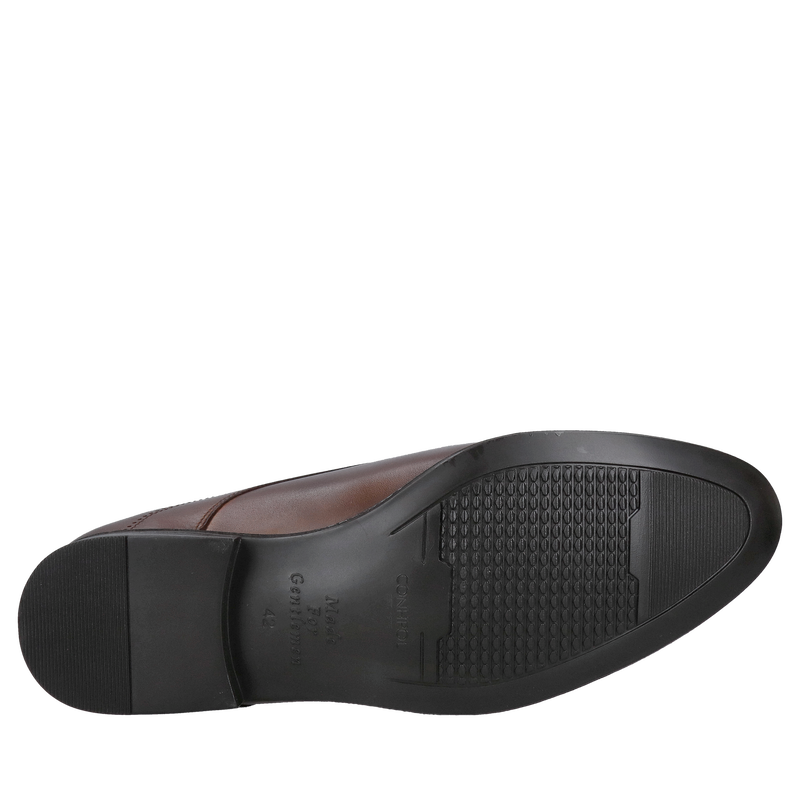 Brązowe buty męskie eleganckie do garniuturu od polskiego producenta