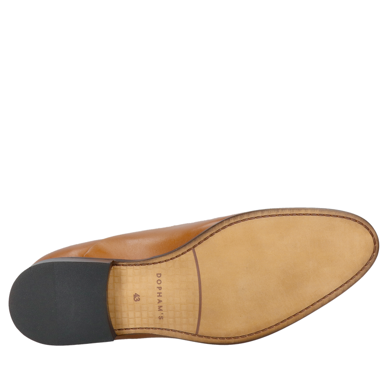 Eleganckie brązowe buty oxford podwyższające +7cm ze skóry naturalnej