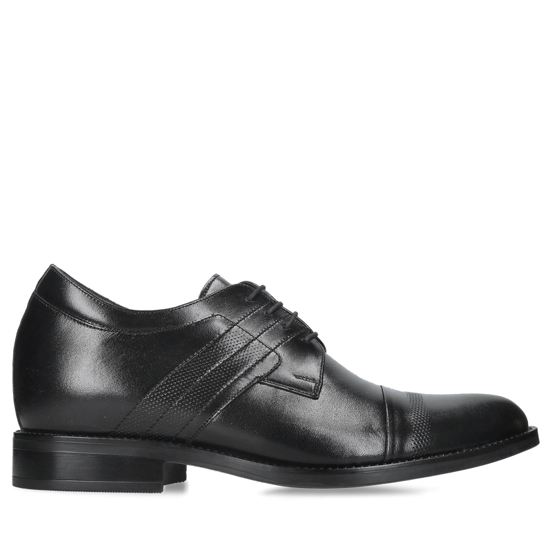 Buty podwyższające eleganckie do garnitury na podwyższeniu od polskiego producenta