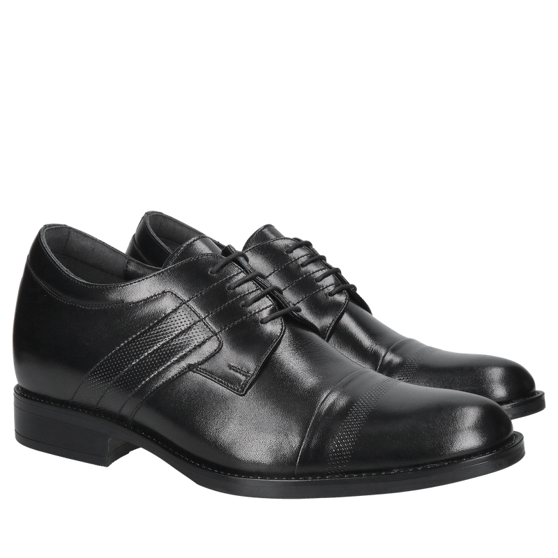 Buty podwyższające eleganckie do garnitury na podwyższeniu od polskiego producenta